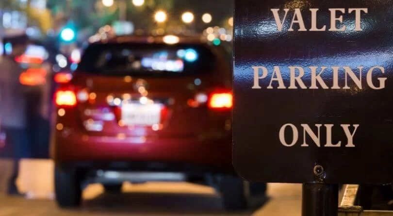 Valet Parking only