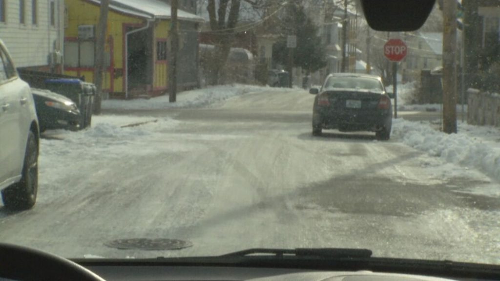 Car is Sliding on Ice