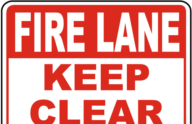 Fire Lane Signs
